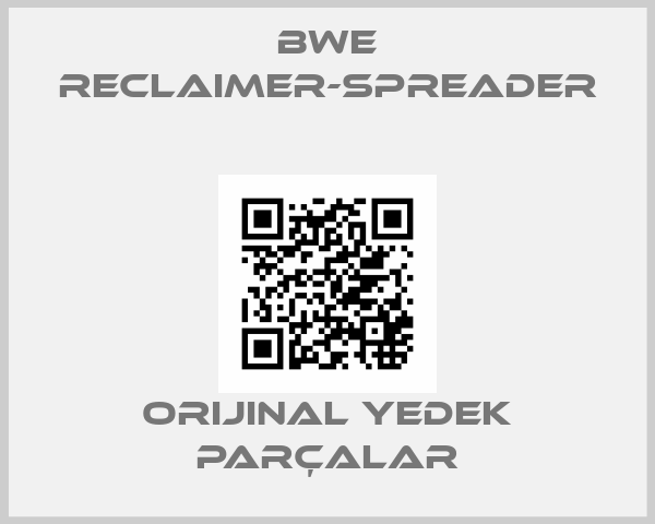 BWE Reclaimer-Spreader